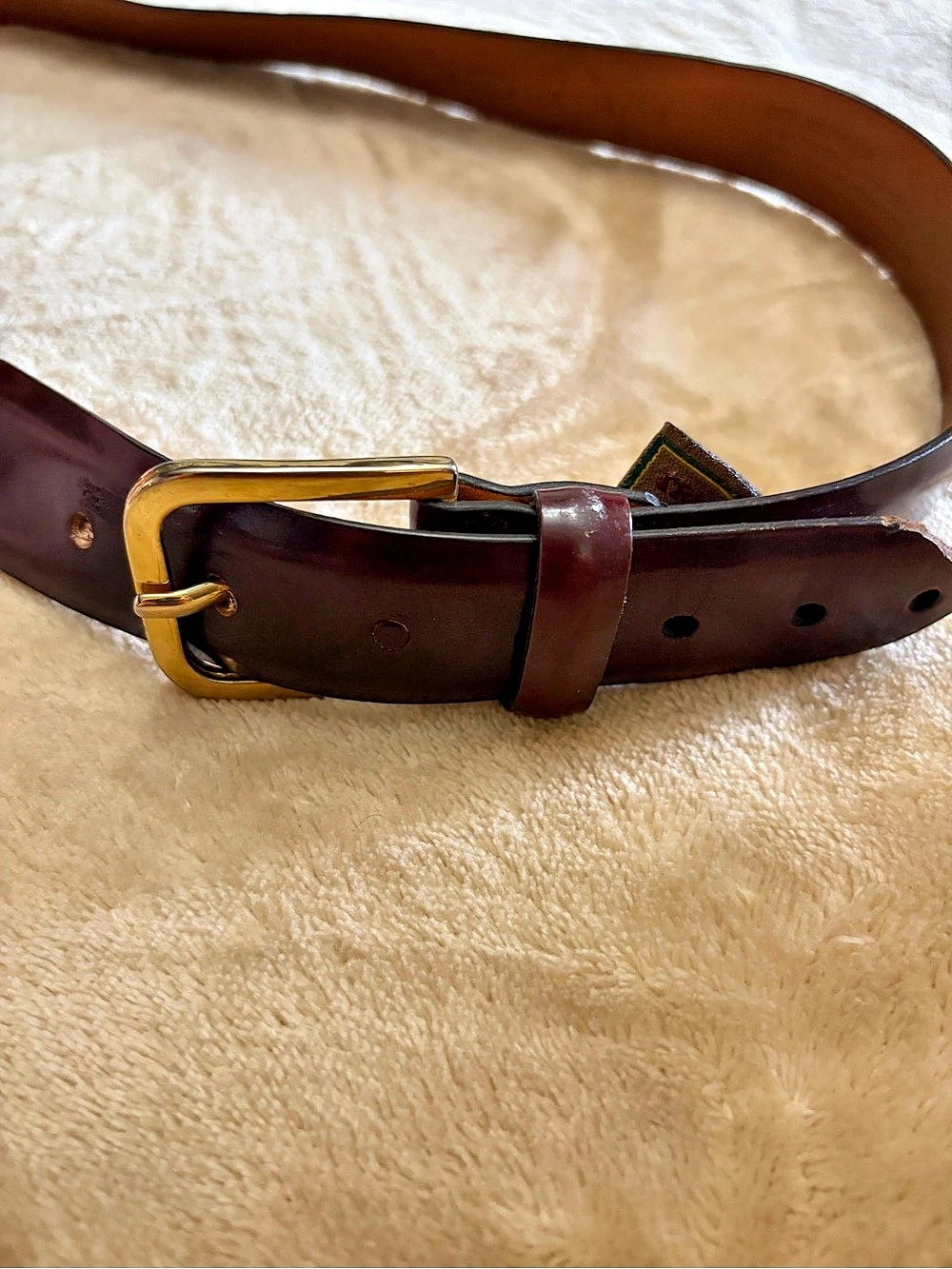NANCAIR Leather Belt in Brown